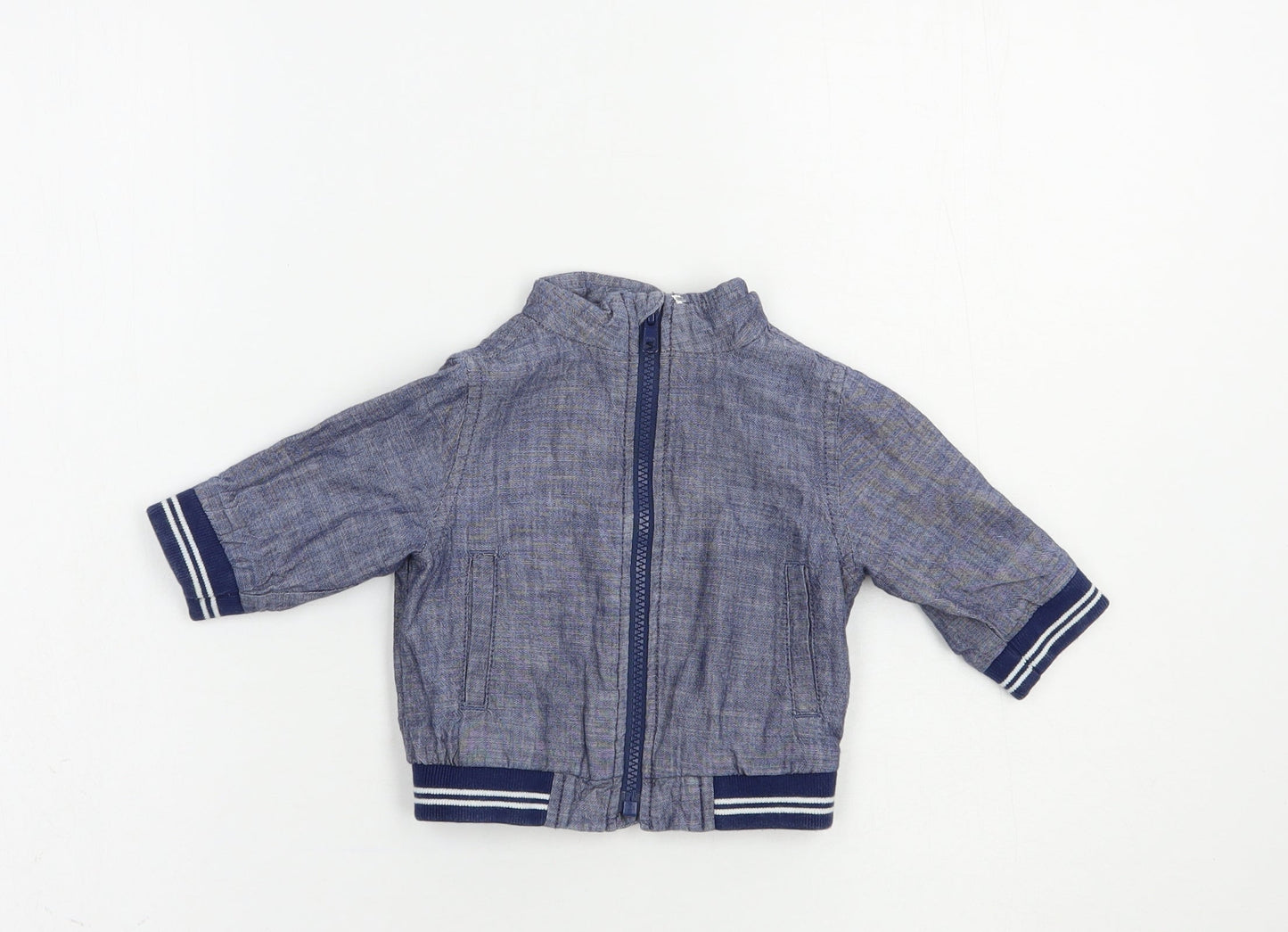 Gap Baby Blue   Basic Jacket Jacket Size 3-6 Months   Zip