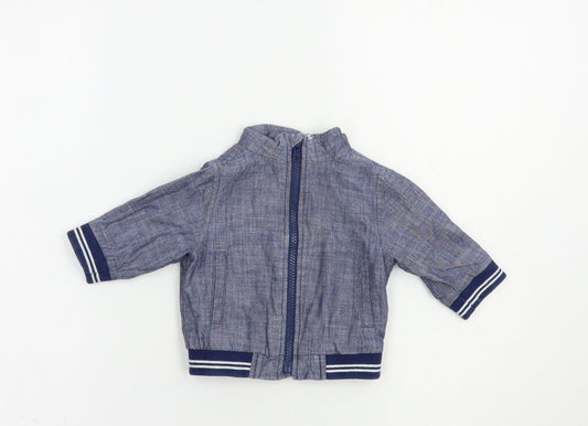 Gap Baby Blue   Basic Jacket Jacket Size 3-6 Months   Zip