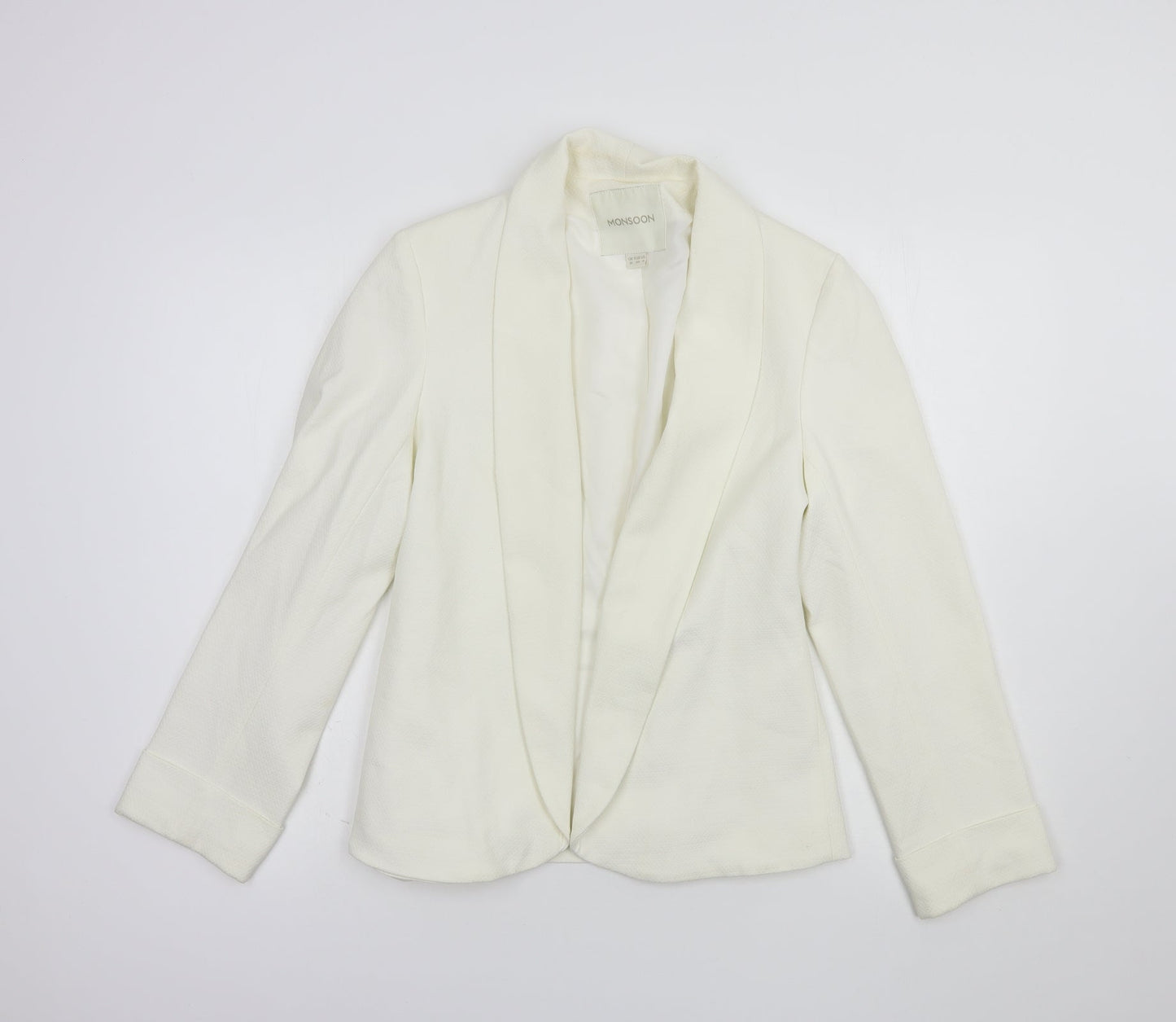 Monsoon Womens Ivory   Jacket Blazer Size 10