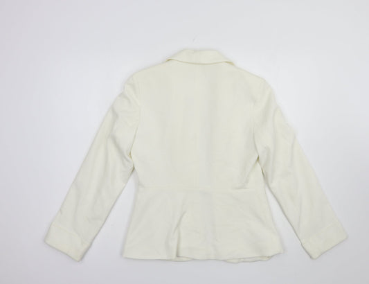 Monsoon Womens Ivory   Jacket Blazer Size 10