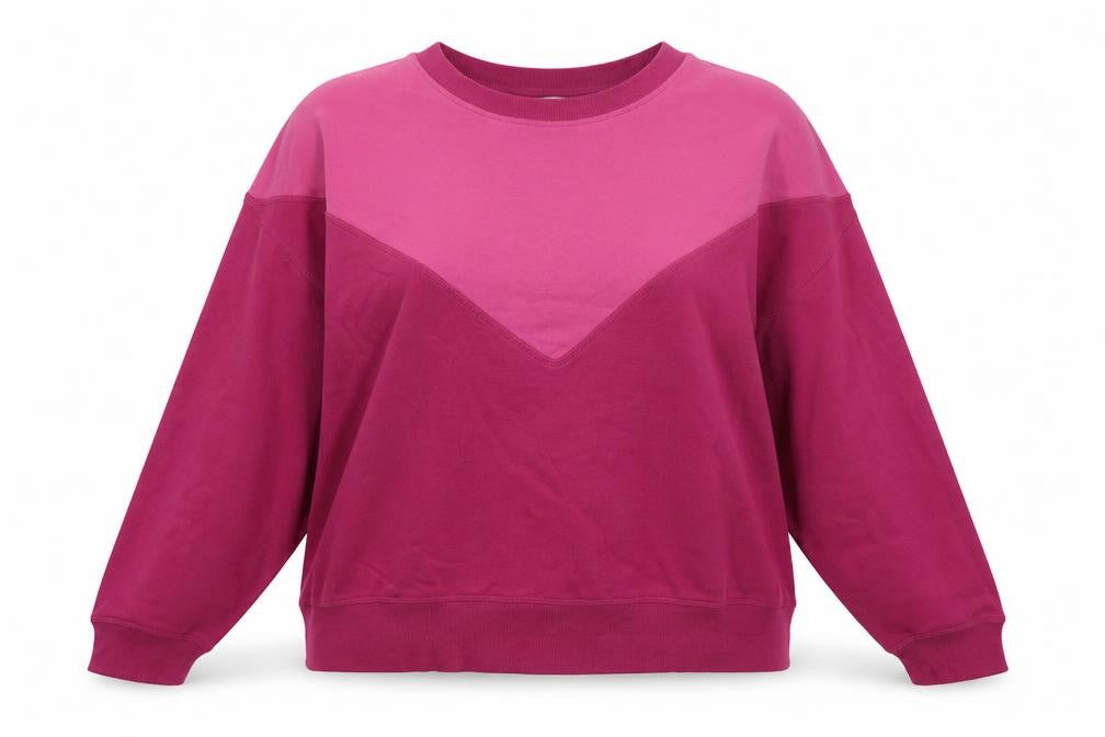George Womens Pink Round Neck  Cotton Pullover Jumper Size 2XL