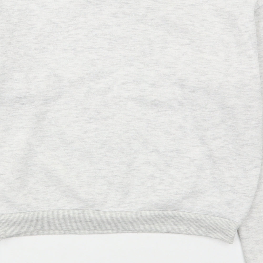 Primark Girls Grey  Polyester Pullover Sweatshirt Size 10-11 Years  Pullover