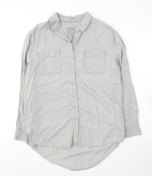 NEXT Womens Grey   Jacket  Size 8  Button