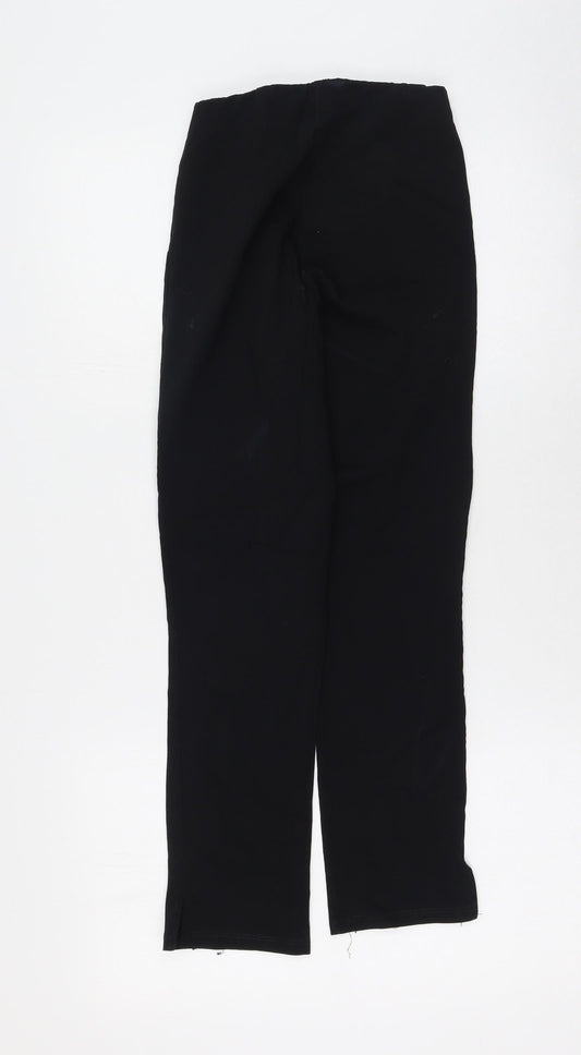 Miss Selfridge Womens Black  Polyester Jegging Trousers Size 8 L24 in Regular