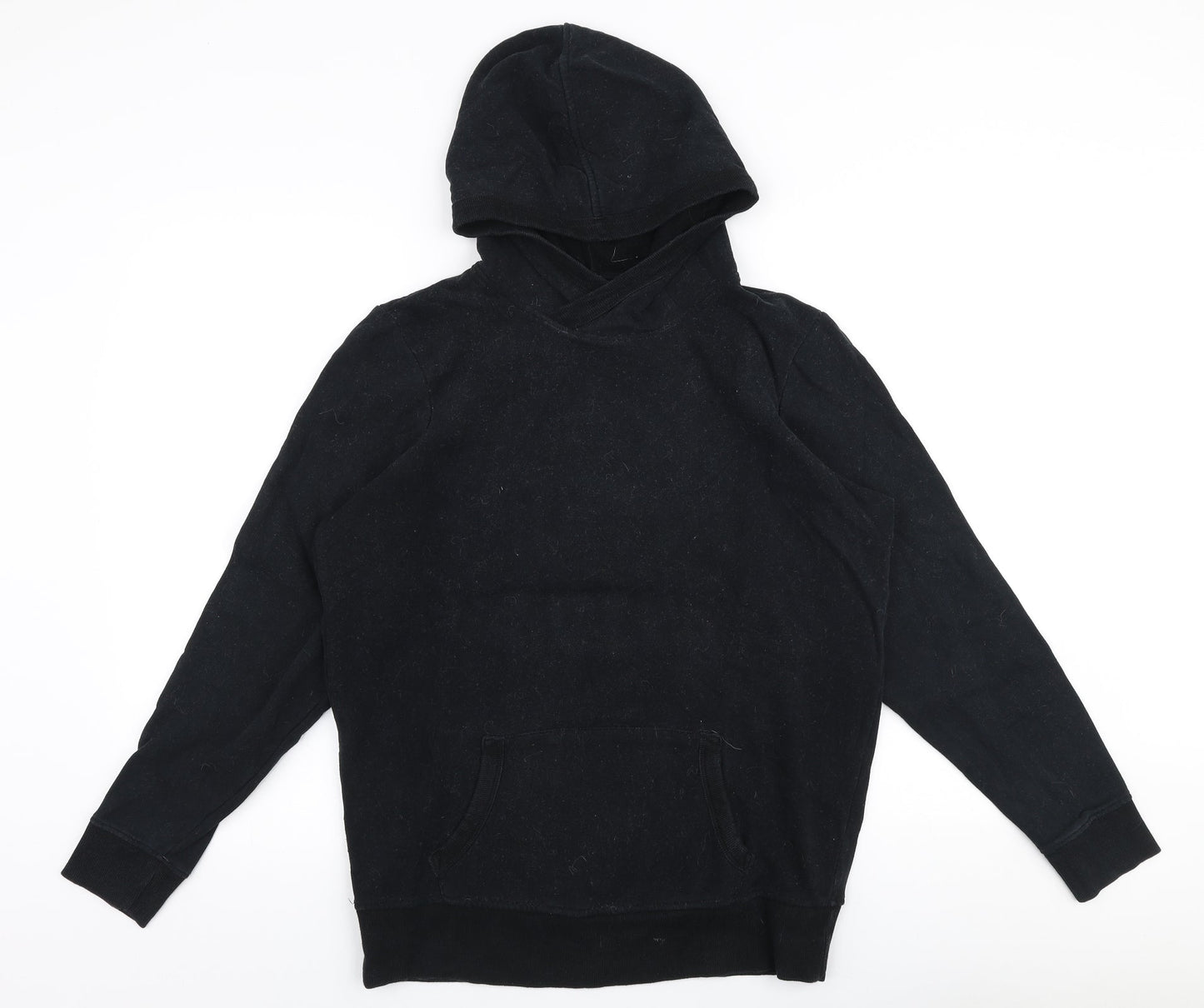 NEXT Womens Black  100% Cotton Pullover Hoodie Size 12  Pullover - 15th avenue