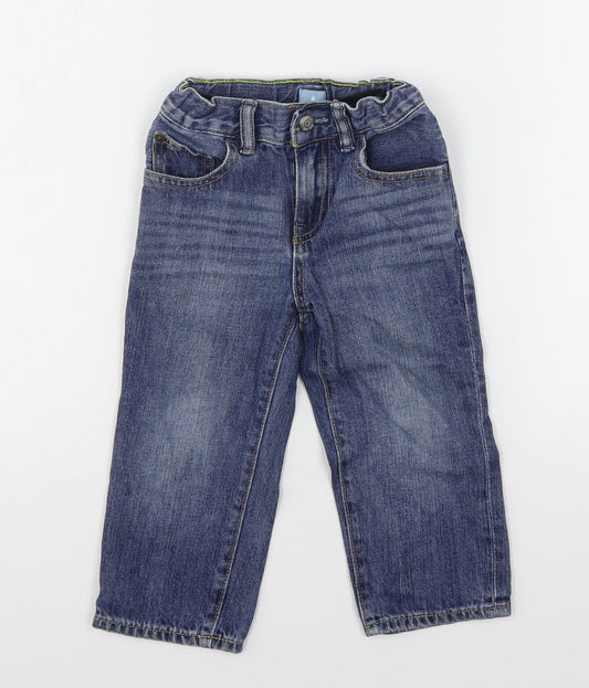 Gap Boys Blue  Cotton Straight Jeans Size 2 Years  Regular