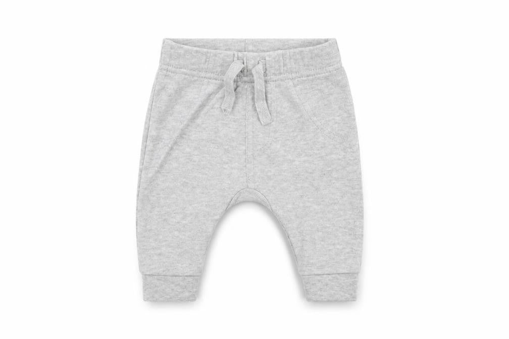 George Baby Grey  Cotton Jogger Trousers One Size  Pullover