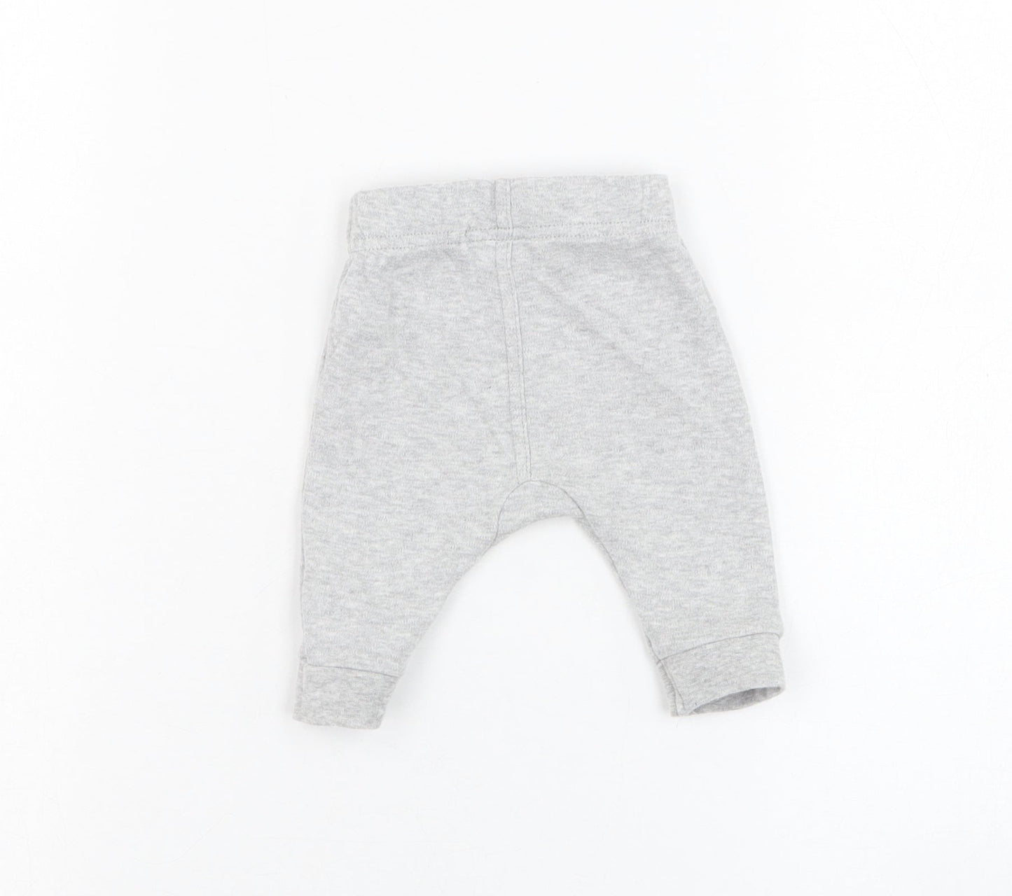 George Baby Grey  Cotton Jogger Trousers One Size  Pullover