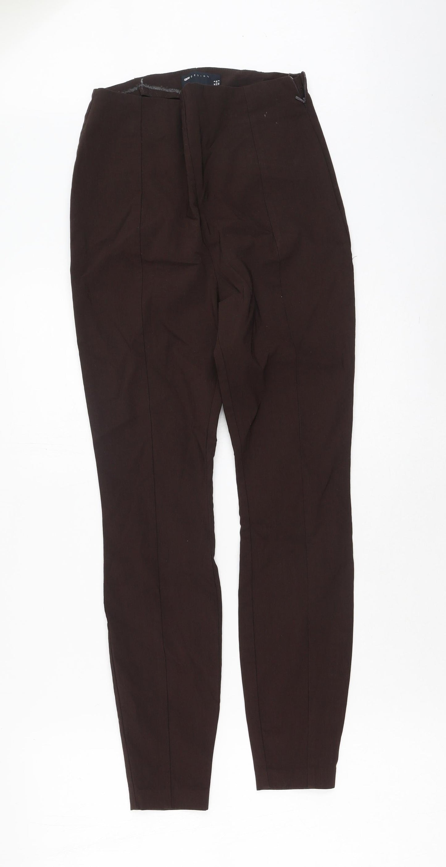 ASOS Womens Green  Polyester Trousers  Size 8 L26 in Regular