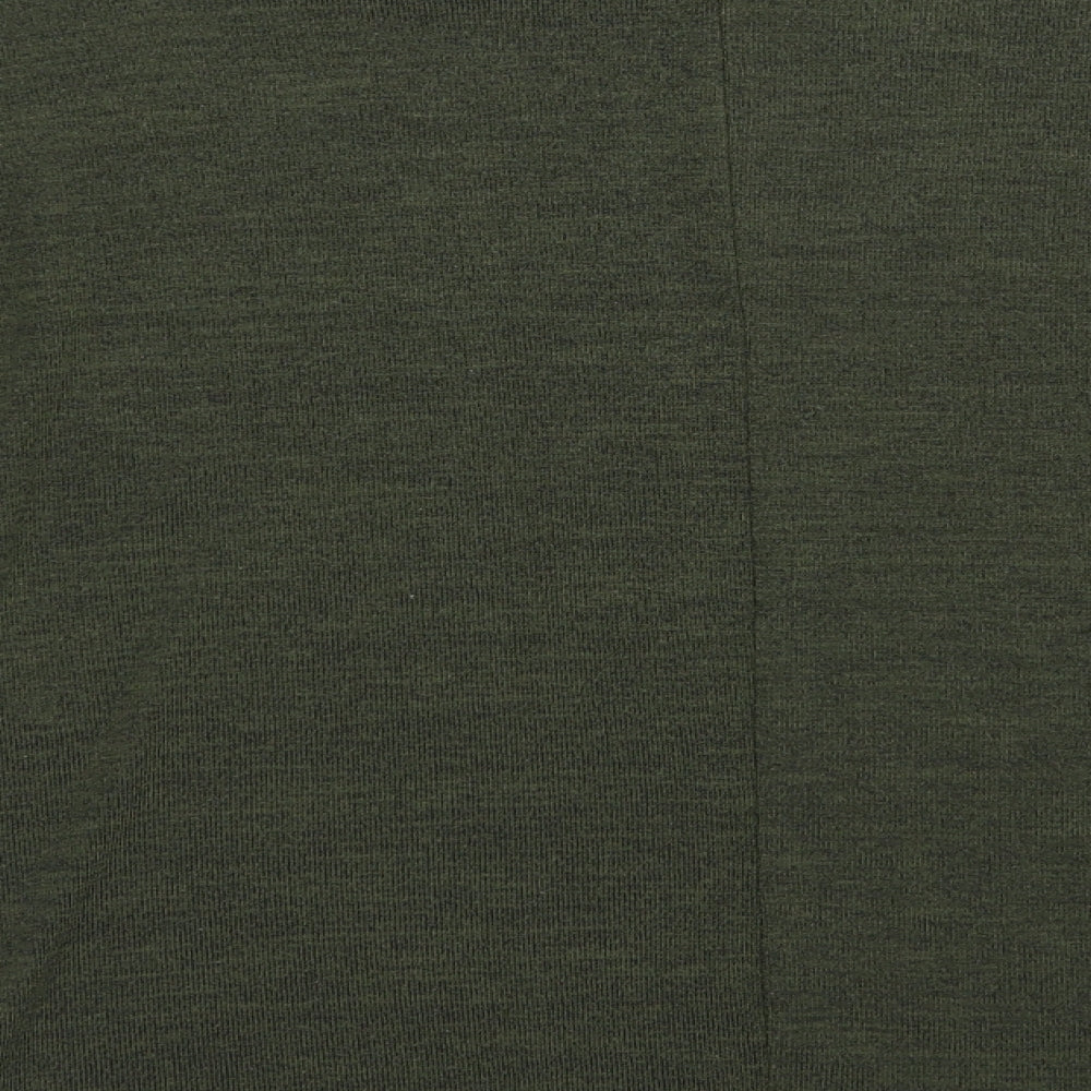 New Look Womens Green Boat Neck  Polyester Pullover Jumper Size S