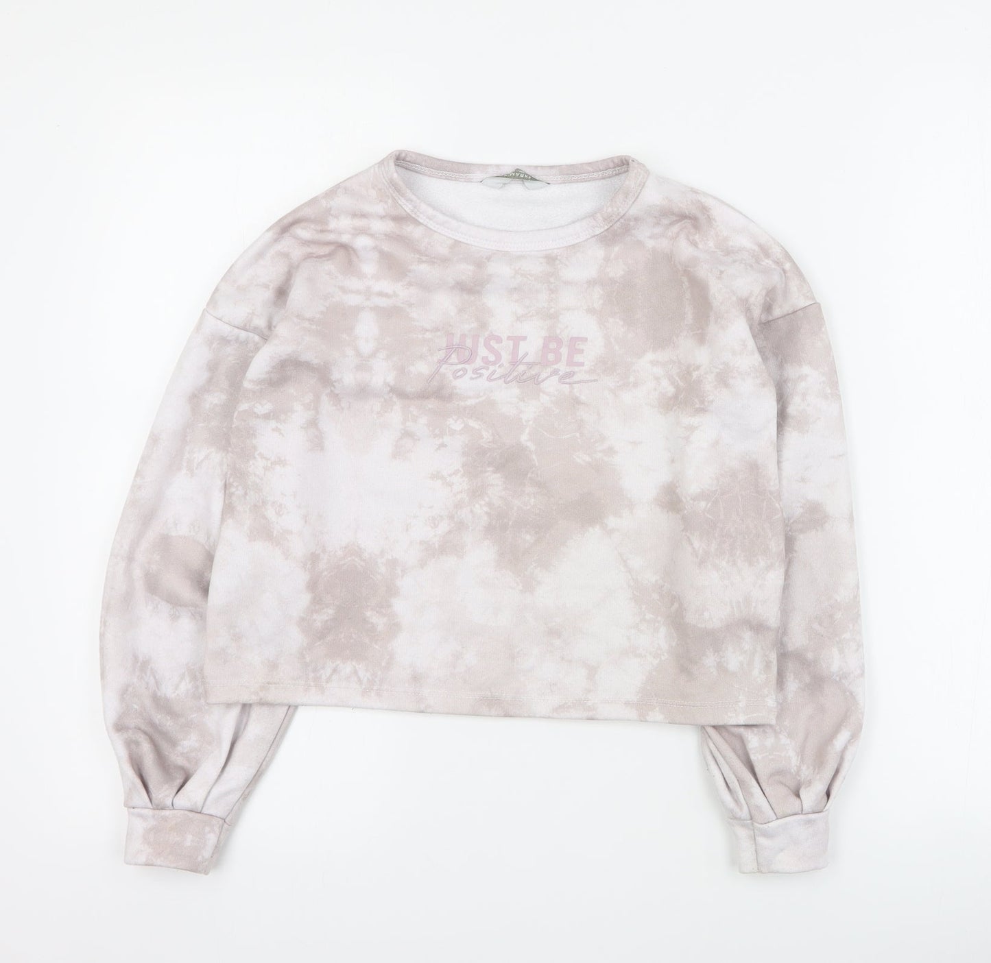 Primark Girls Pink  Polyester Pullover Sweatshirt Size 9-10 Years  Pullover - Slogan