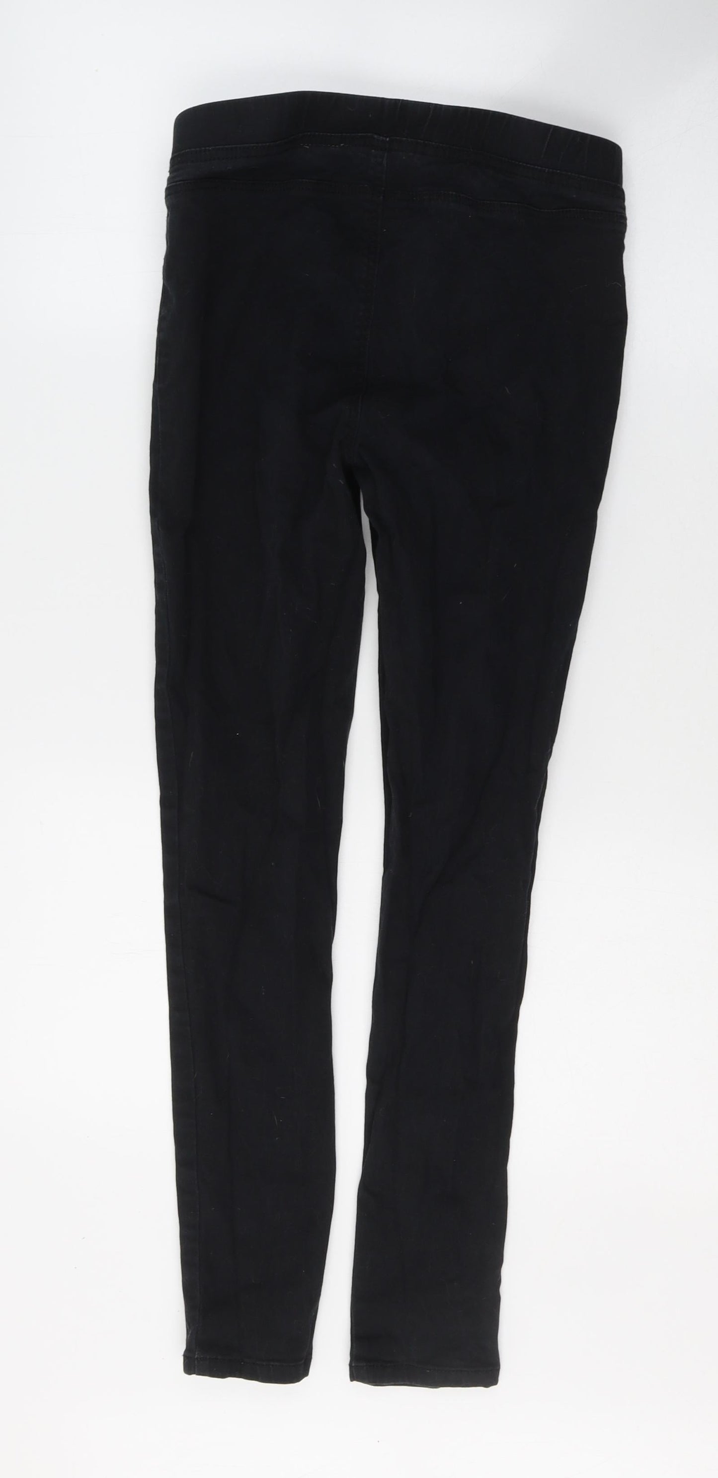 Preworn Womens Black  Cotton Jegging Jeans Size 28 in L27 in Slim