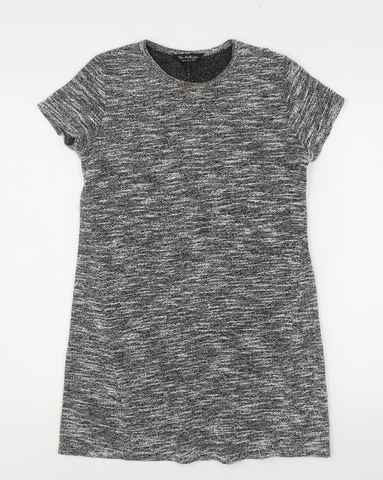 Miss Selfridge Womens Grey Round Neck  Polyester Pullover Jumper Size 8