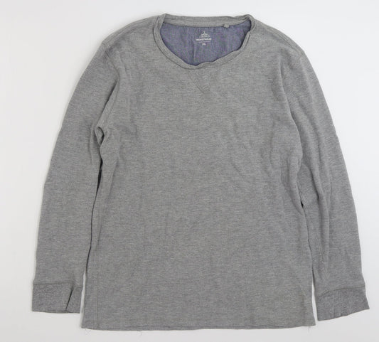 Industrialize  Mens Grey  Cotton Pullover Sweatshirt Size XL
