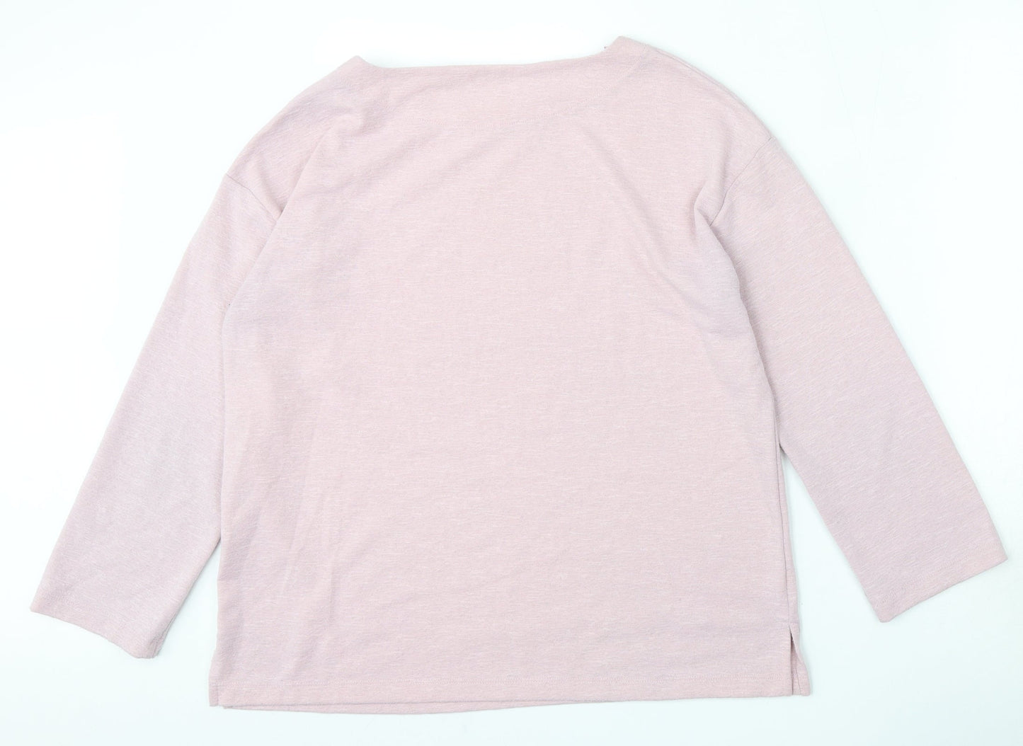 Dunnes Stores Womens Pink  Polyester Pullover Sweatshirt Size M