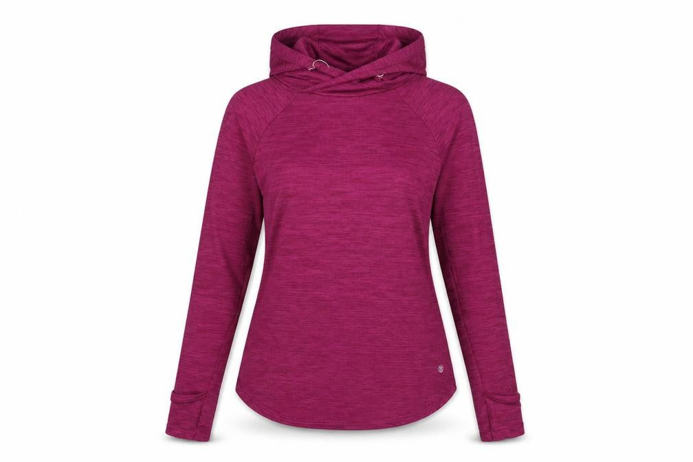 Dunnes Womens Purple  Polyester Pullover Hoodie Size S  Pullover