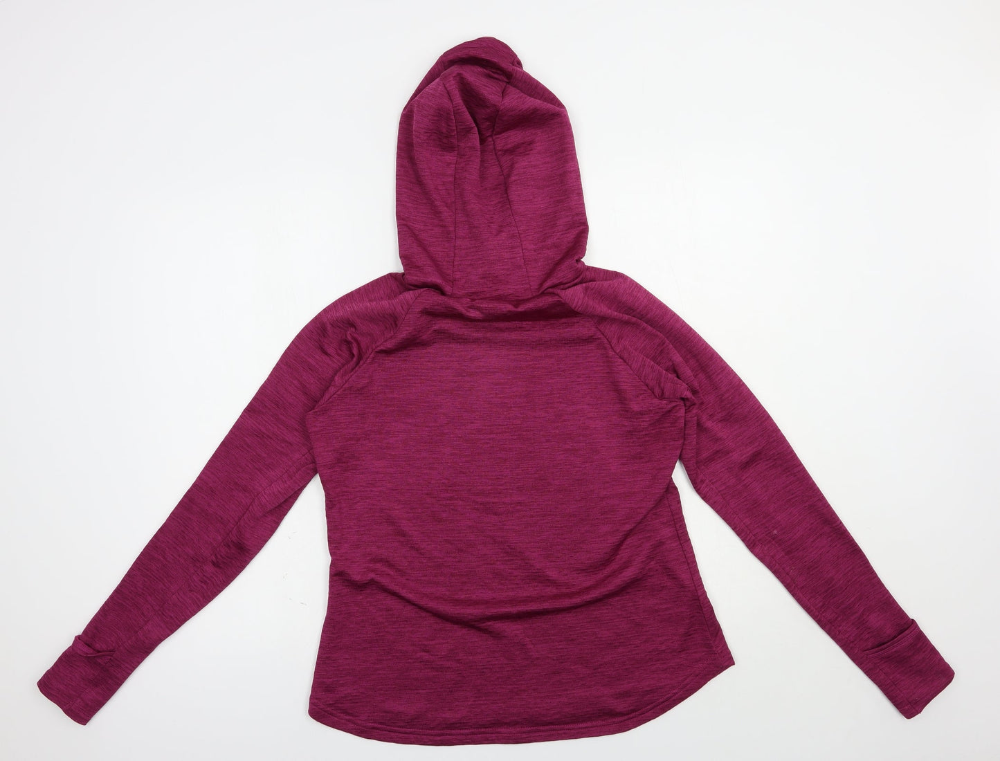 Dunnes Stores Womens Purple  Polyester Pullover Hoodie Size S  Pullover