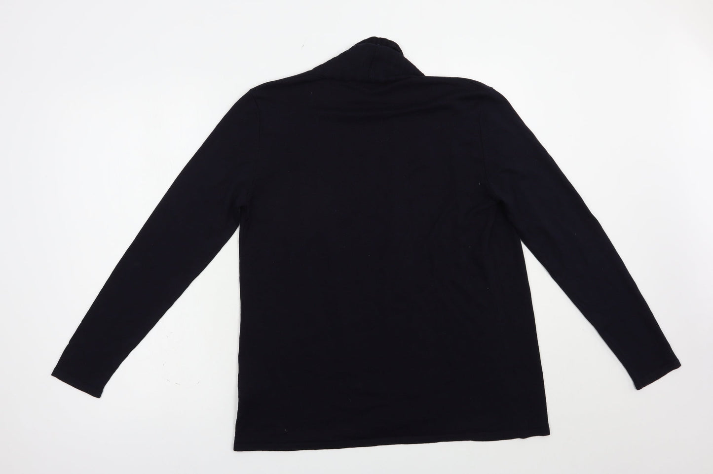 Marks and Spencer Womens Blue V-Neck  Viscose Cardigan Jumper Size M