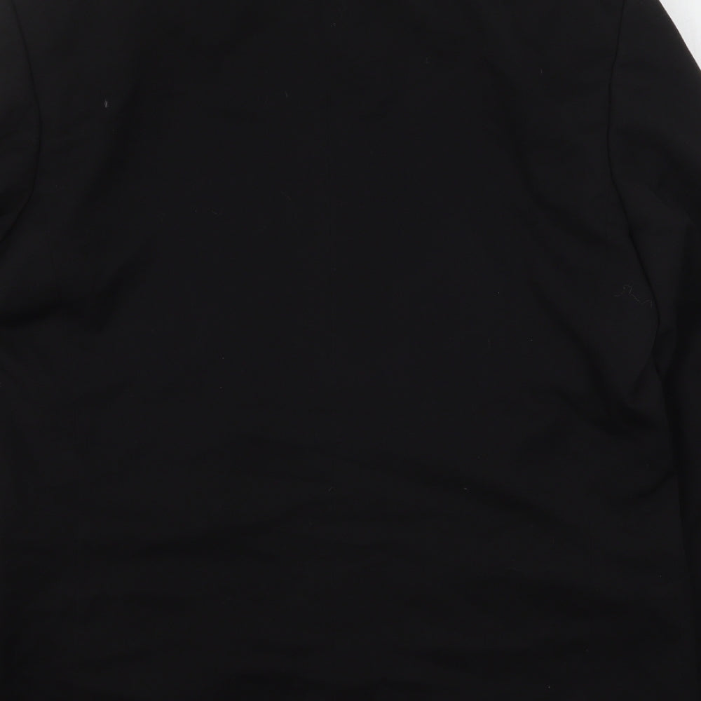 Taylor & Reece Mens Black  Polyester Jacket Suit Jacket