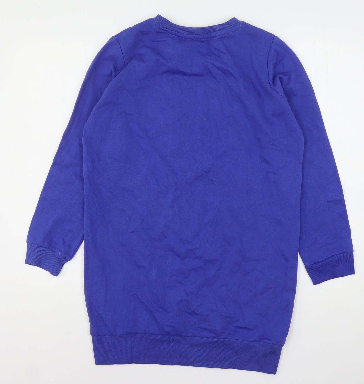 Pep&Co Womens Blue  Cotton Pullover Sweatshirt Size 12