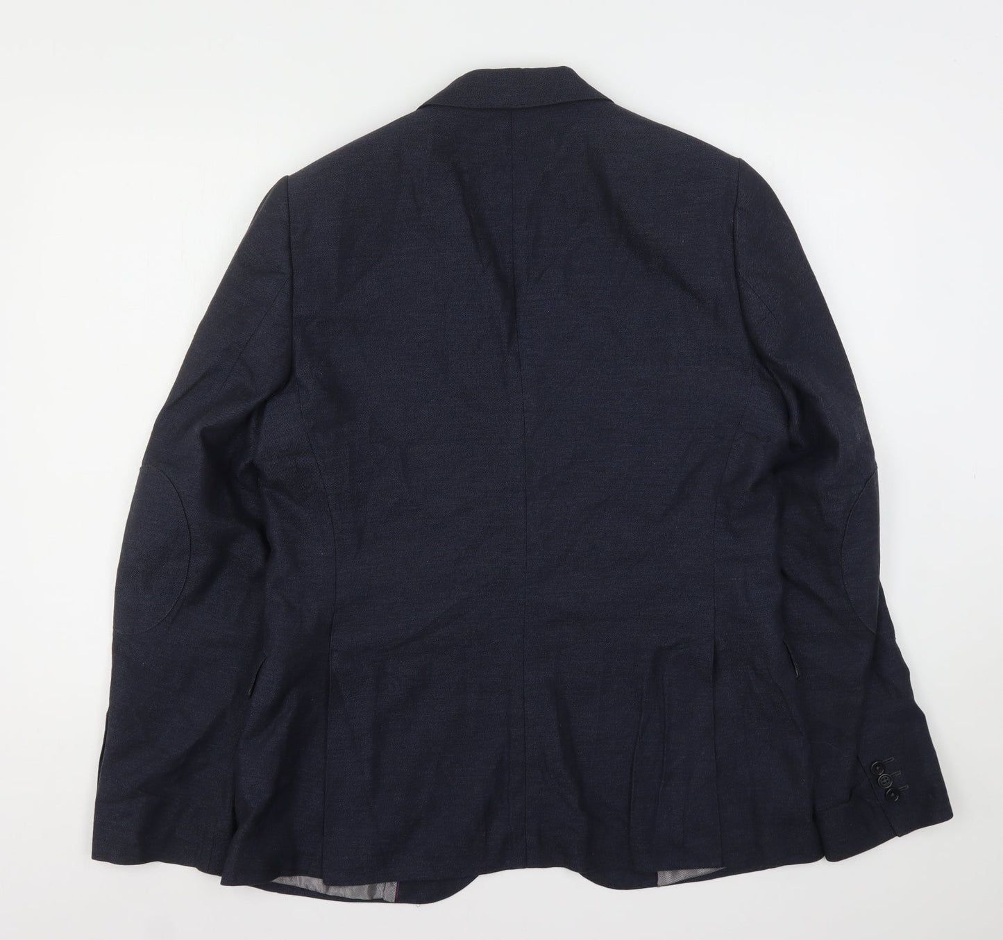 John Lewis  Mens Blue  Cotton Jacket Suit Jacket Size M