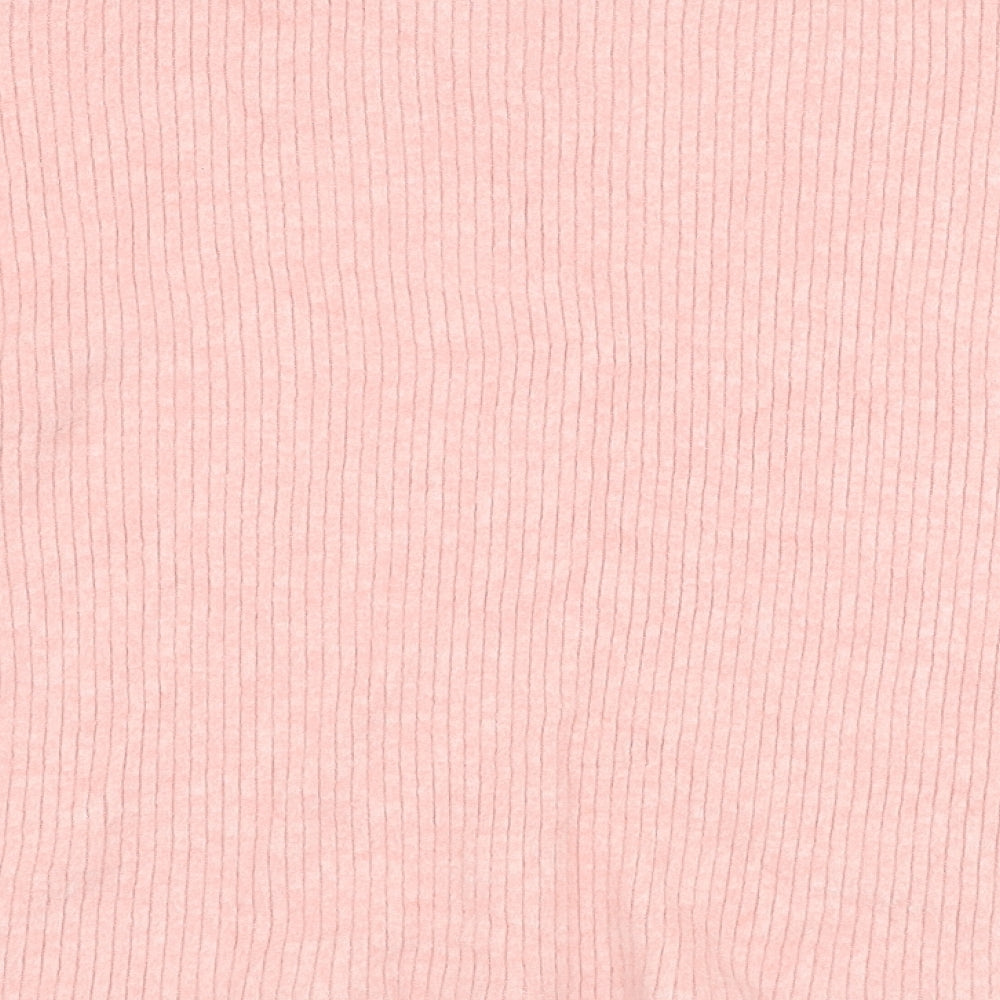 H&M Womens Pink  Viscose Pullover Sweatshirt Size S  Pullover