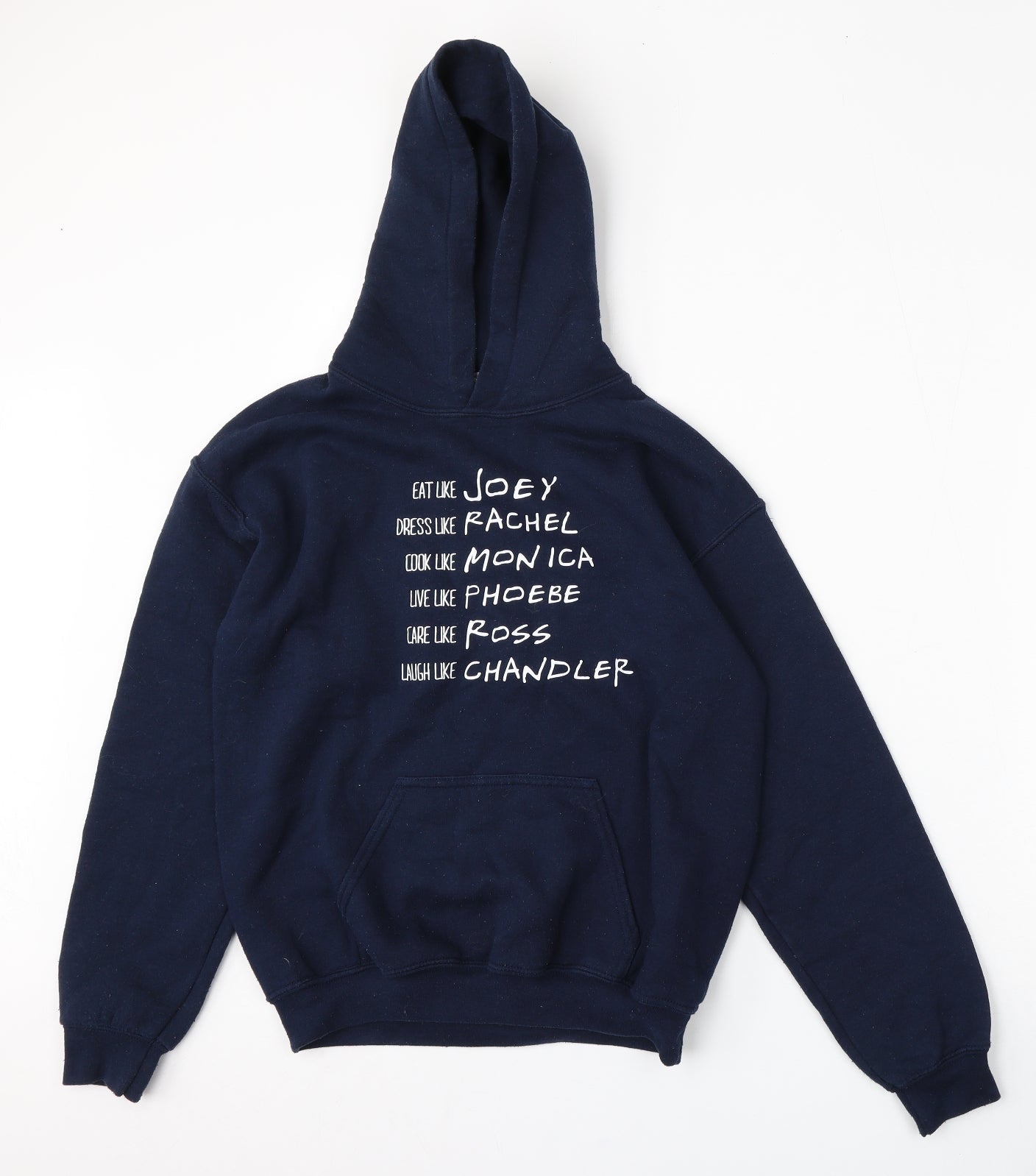 Gildan Boys Blue  Cotton Pullover Hoodie Size L   - Friends