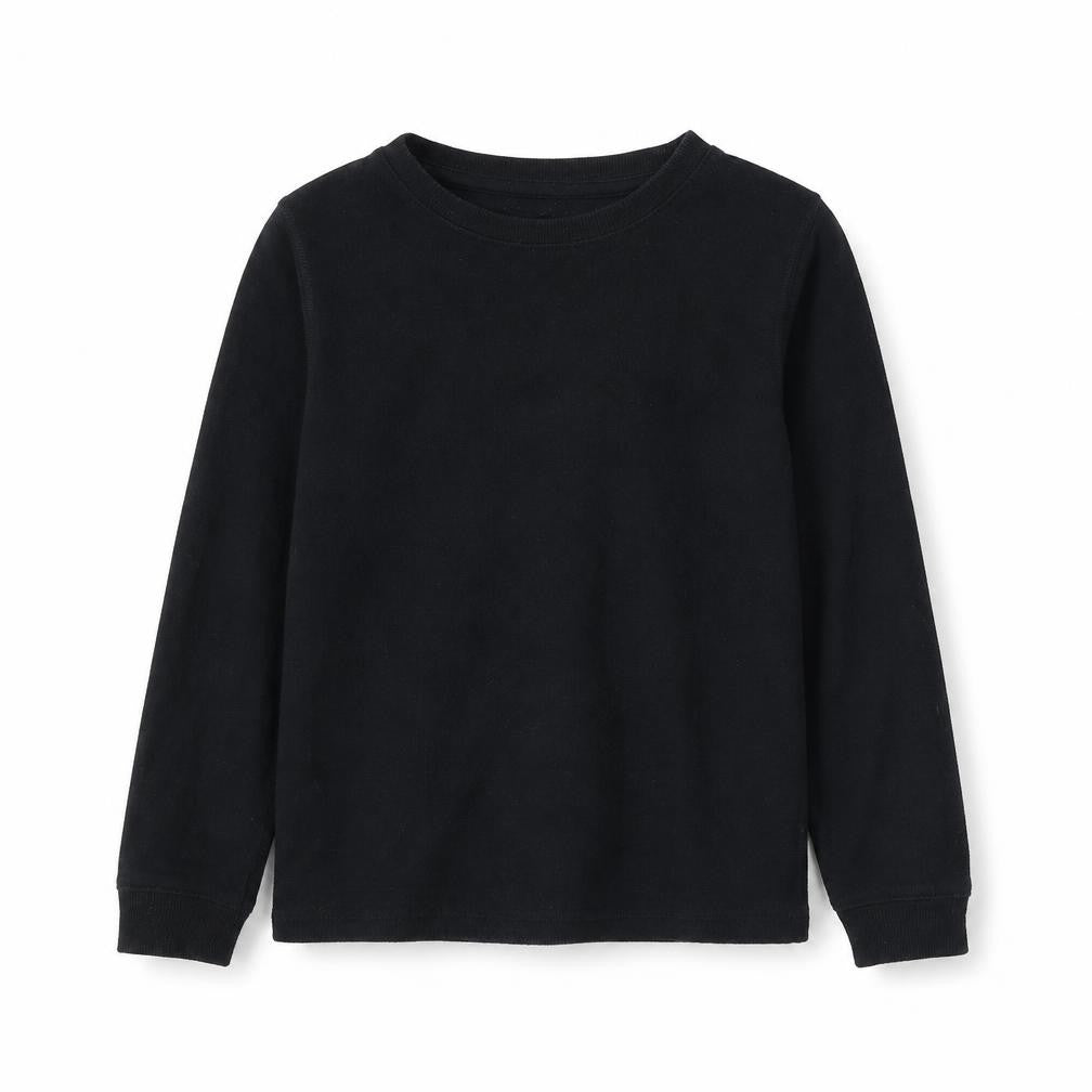 Marks and Spencer Girls Black  Cotton Pullover Sweatshirt Size 7-8 Years