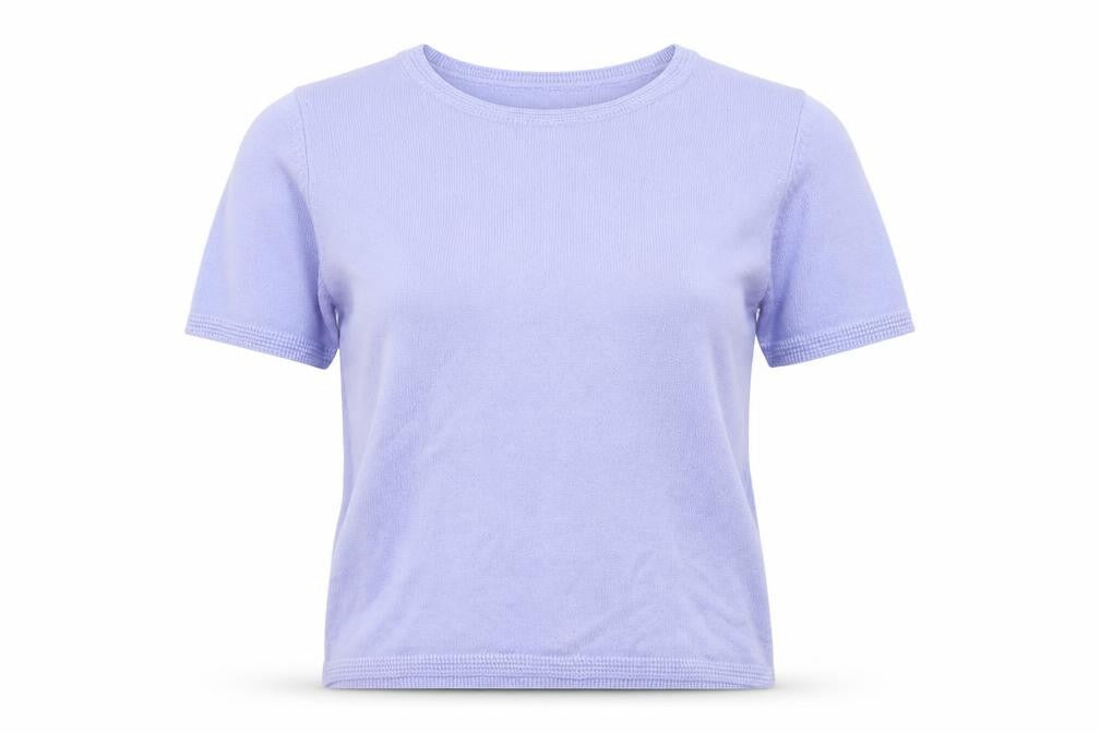 Marks and Spencer Womens Blue Round Neck  Acrylic Pullover Jumper Size 8