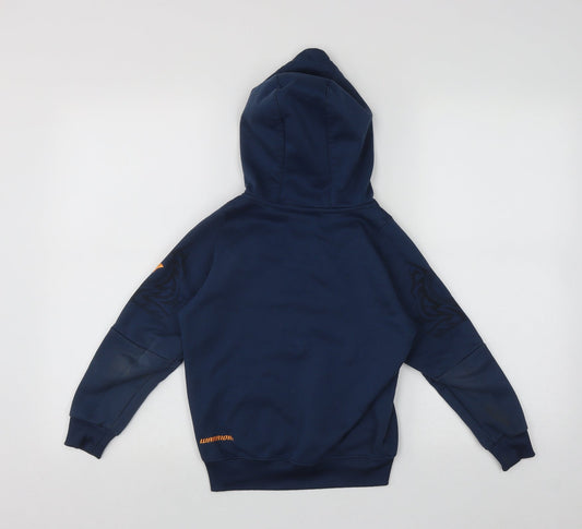Warrior Boys Blue  Polyester Pullover Hoodie Size 7-8 Years