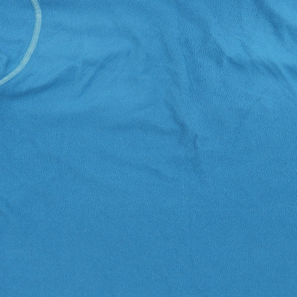 Carole Hochman Womens Blue  Polyester Pullover Sweatshirt Size L  Pullover