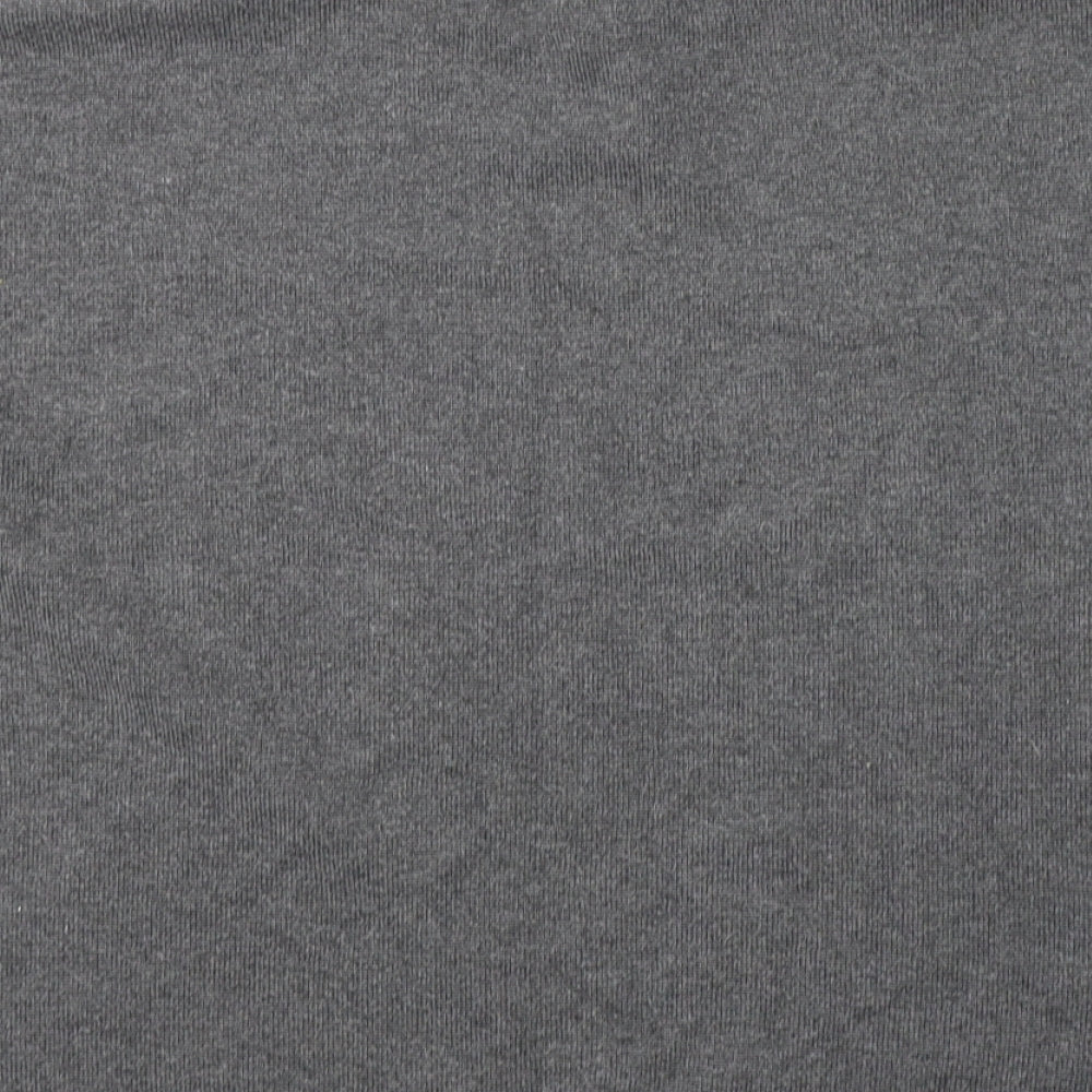 H&M Womens Grey High Neck  Viscose Pullover Jumper Size M