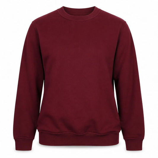 PRETTYLITTLETHING Womens Red  Polyester Pullover Sweatshirt Size S  Pullover