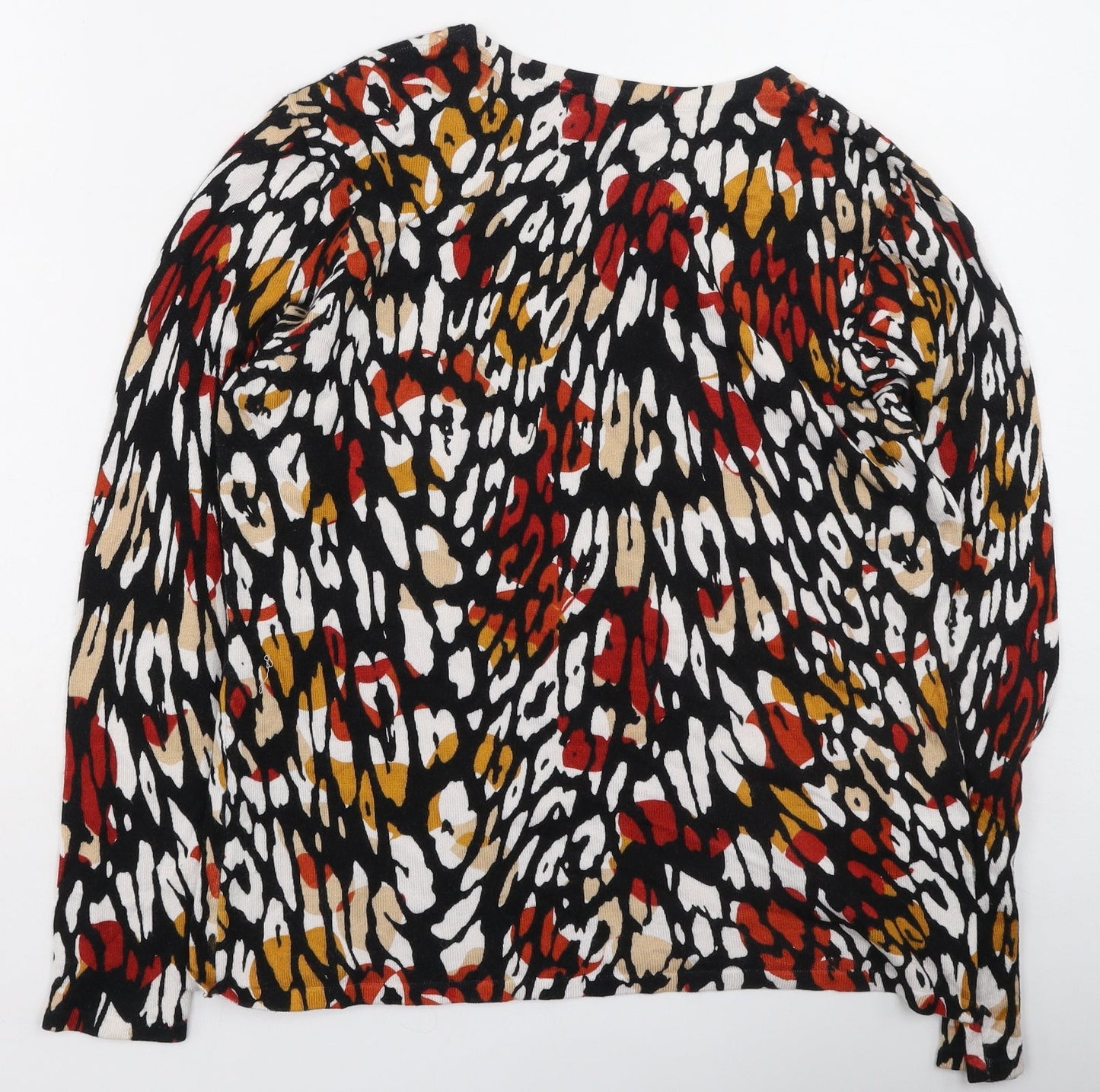 Mudflower Womens Multicoloured  Viscose Pullover Sweatshirt Size S