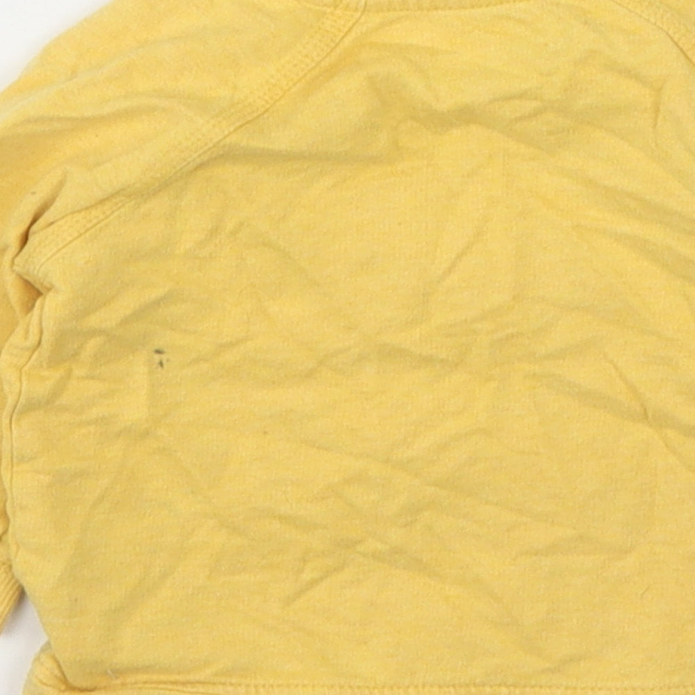 George Boys Yellow  Cotton Pullover Jumper Size 6-9 Months   - Peanuts