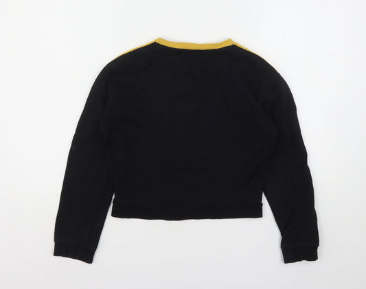 PEP&CO Girls Multicoloured Colourblock Cotton Pullover Sweatshirt Size 10-11 Years