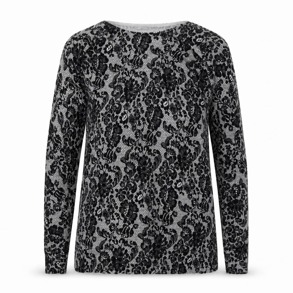 Marks and Spencer Womens Multicoloured Round Neck Floral Viscose Pullover Jumper Size 10