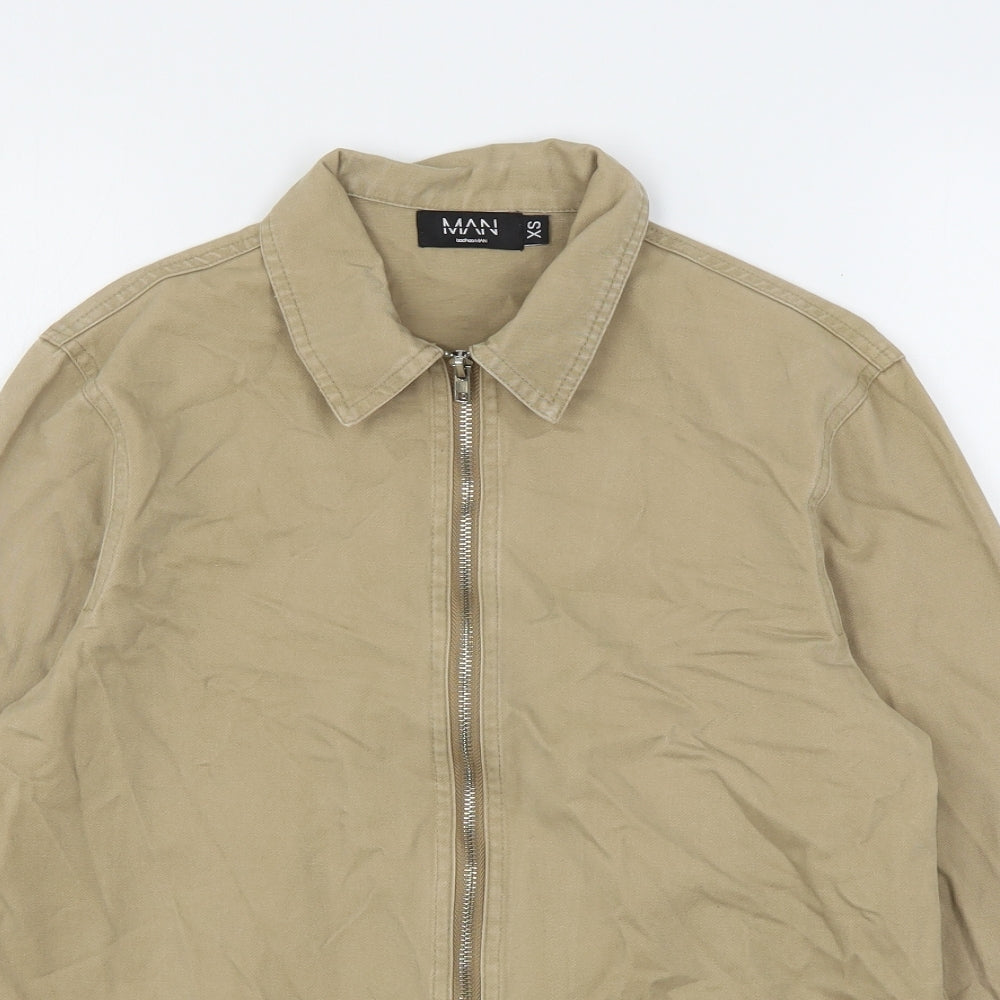 Boohoo Mens Beige   Jacket  Size XS