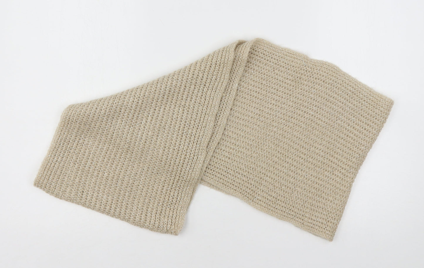 Preworn Womens Beige  Polyester  Shawl/Wrap
