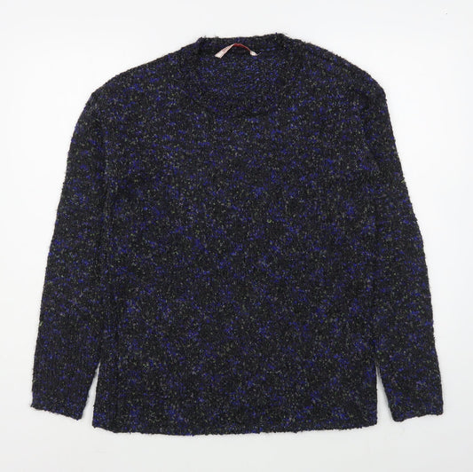 SHCollection Mens Multicoloured Round Neck  Acrylic Pullover Jumper Size M