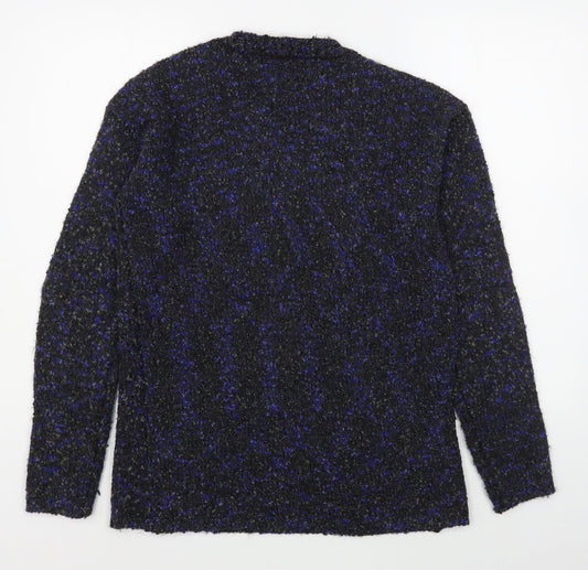 SHCollection Mens Multicoloured Round Neck  Acrylic Pullover Jumper Size M