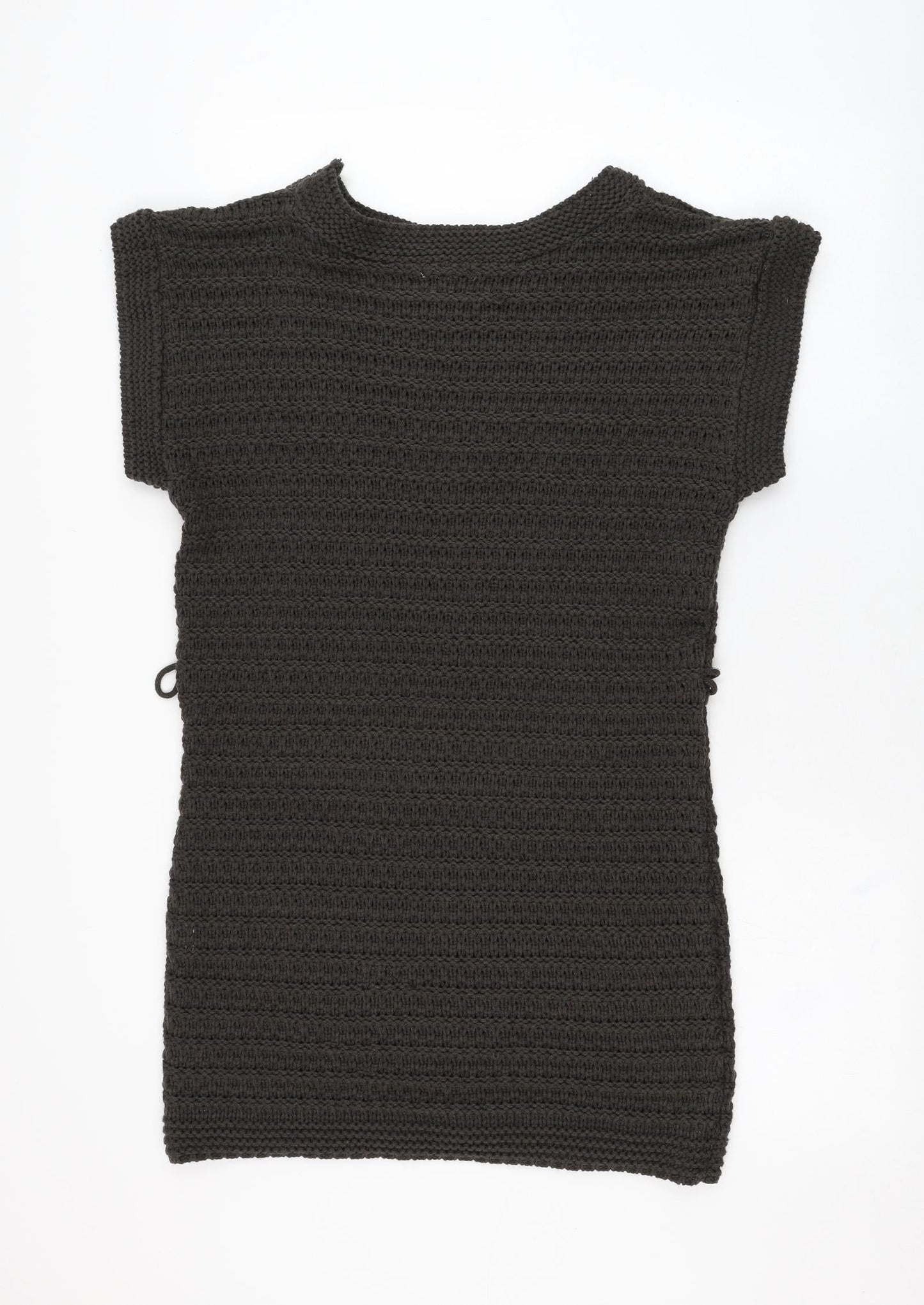 Therapy Womens Grey  Acrylic Jumper Dress  Size 12  Round Neck Pullover
