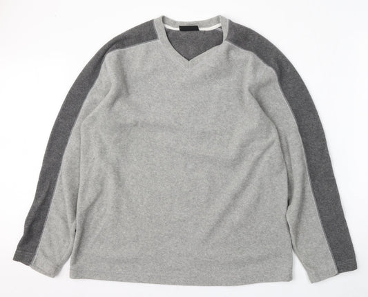 Cedar Wood State Mens Grey  Polyester Pullover Sweatshirt Size M