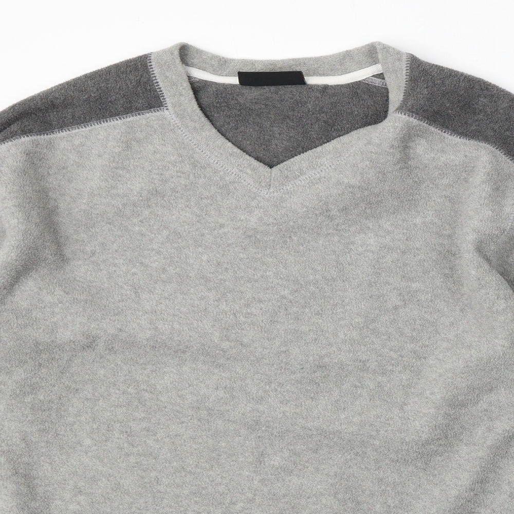 Cedar Wood State Mens Grey  Polyester Pullover Sweatshirt Size M