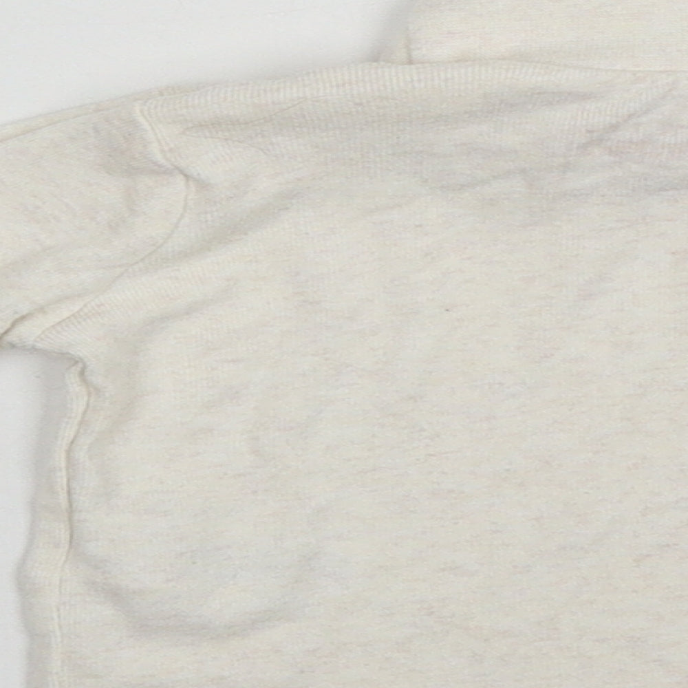 Primark Baby Beige  Cotton Basic Casual Size 6-9 Months Roll Neck