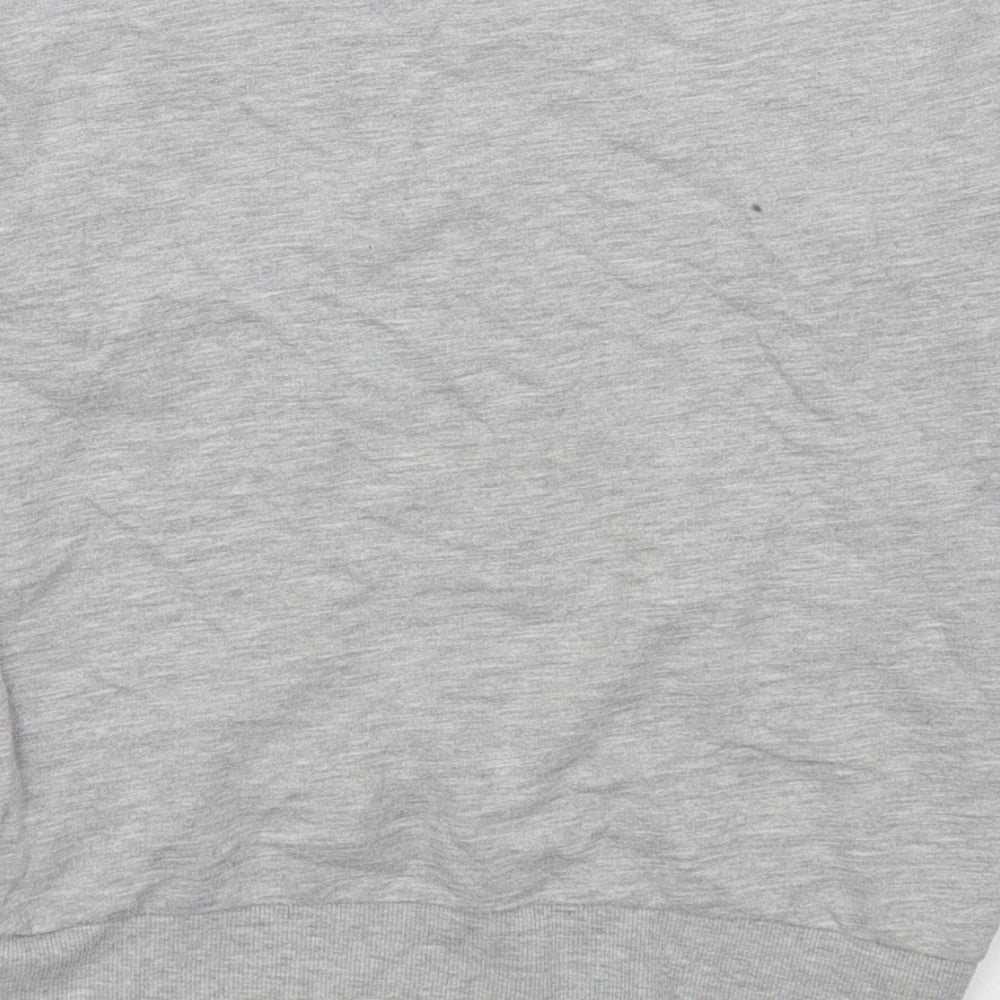 George Girls Grey  Cotton Pullover Sweatshirt Size 10-11 Years  Pullover