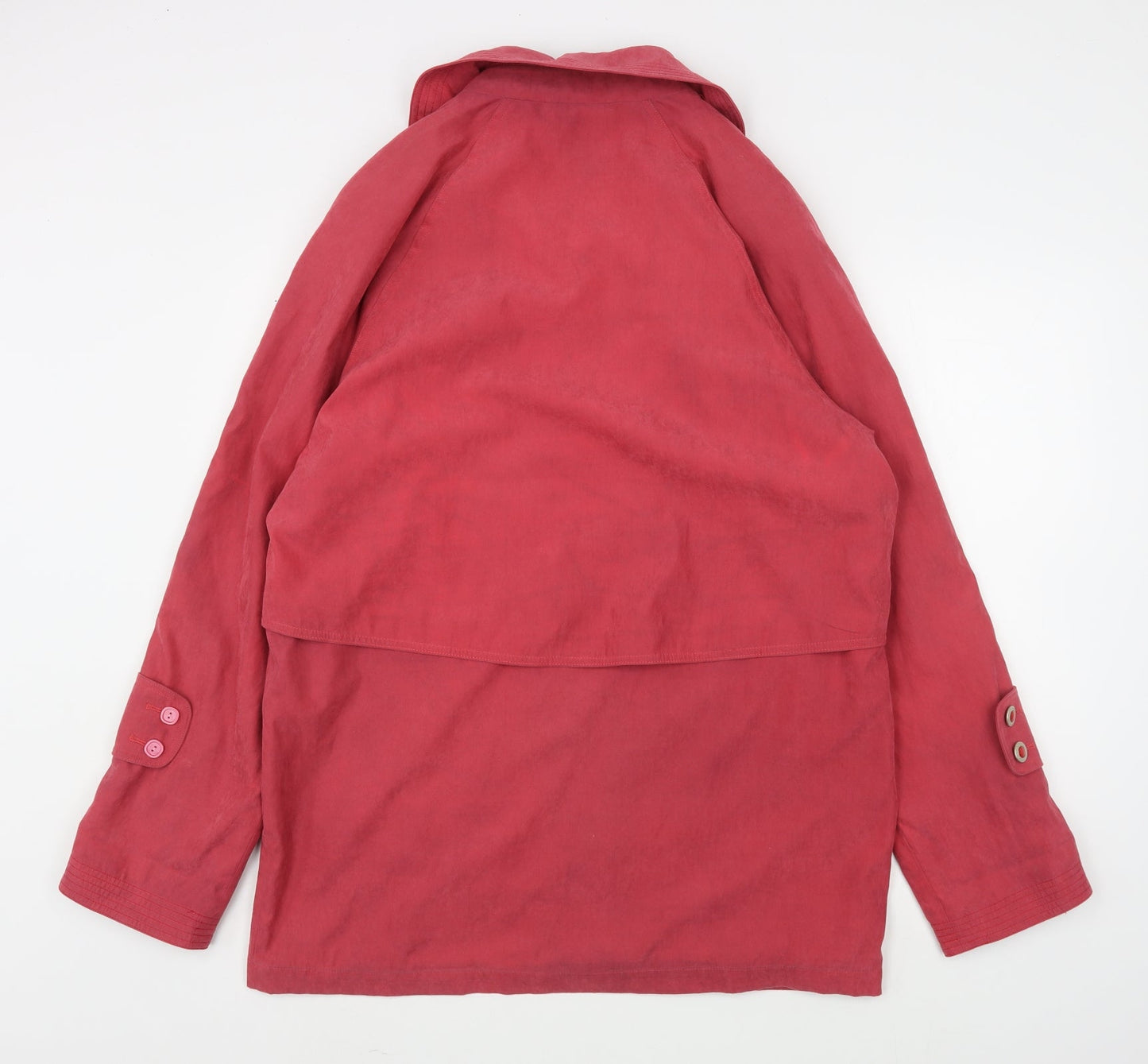 Gold Womens Pink   Overcoat Coat Size M  Zip