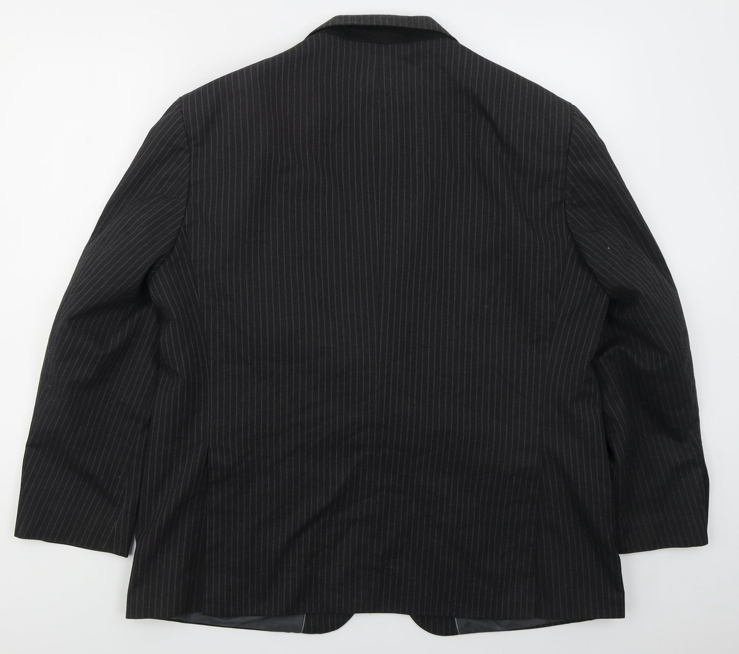 Marks and Spencer Mens Grey  Polyester Jacket Suit Jacket Size 44