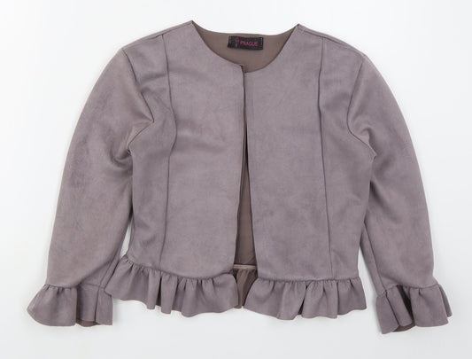 Prague Womens Purple   Jacket  Size 10