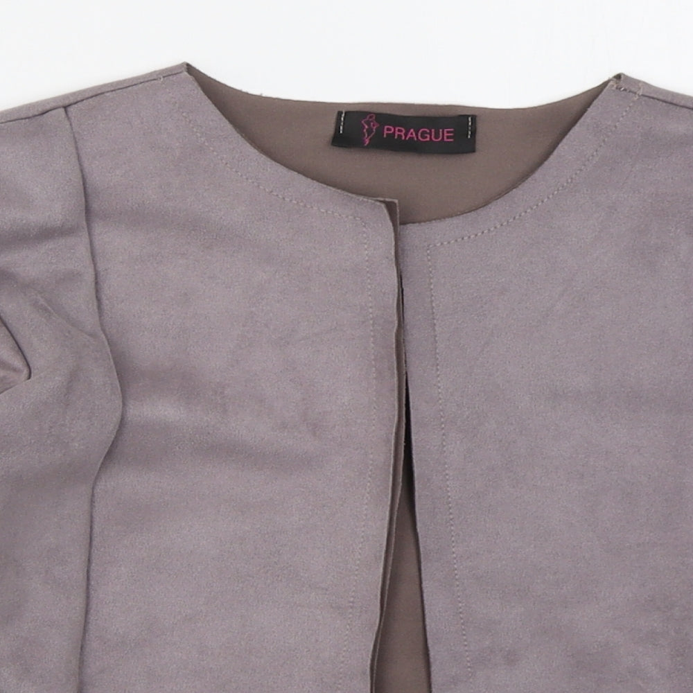 Prague Womens Purple   Jacket  Size 10